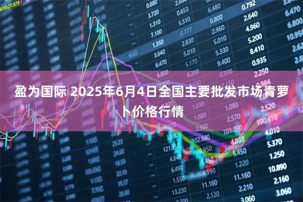盈为国际 2025年6月4日全国主要批发市场青萝卜价格行情