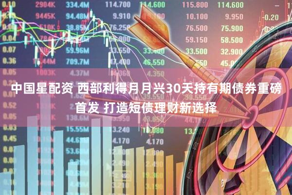中国星配资 西部利得月月兴30天持有期债券重磅首发 打造短债理财新选择